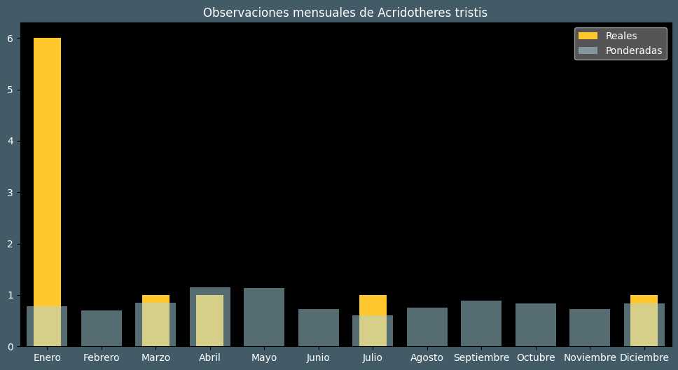 Observations by Month