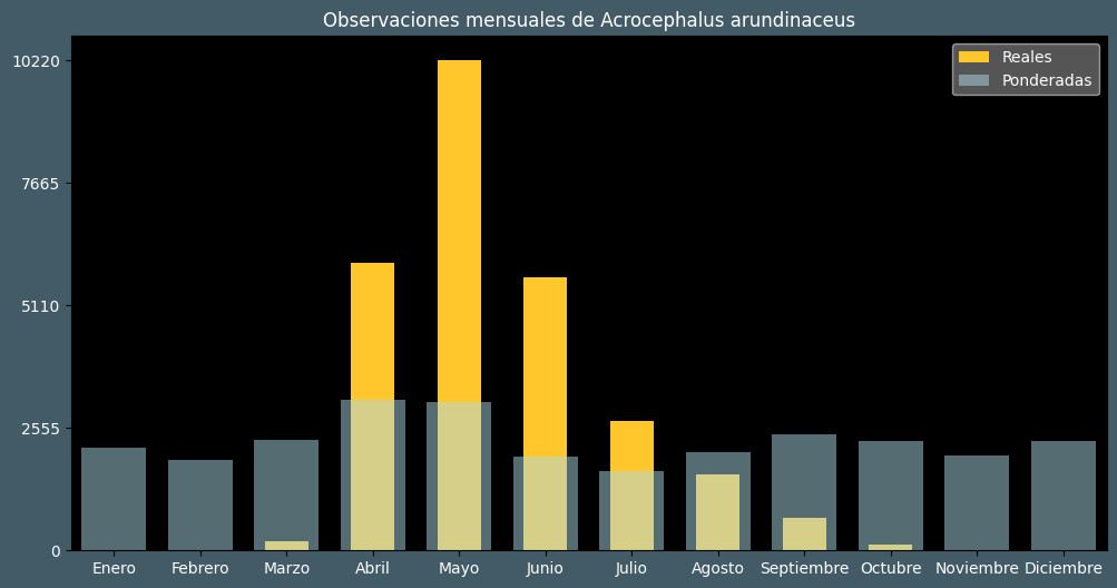 Observations by Month