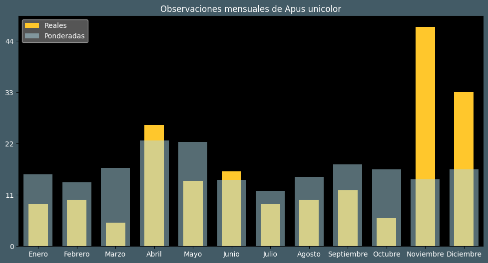 Observations by Month