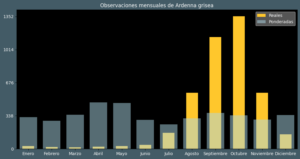 Observations by Month