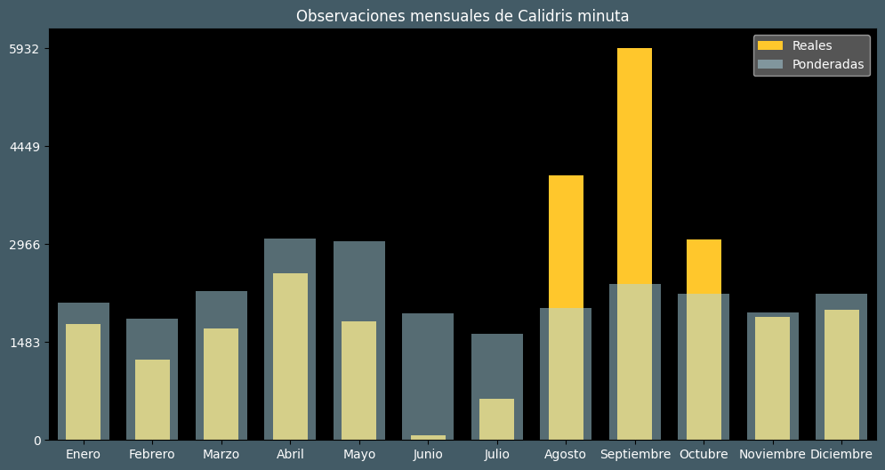 Observations by Month