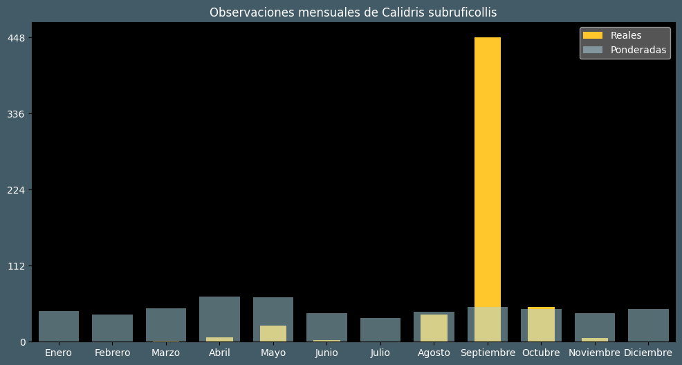 Observations by Month