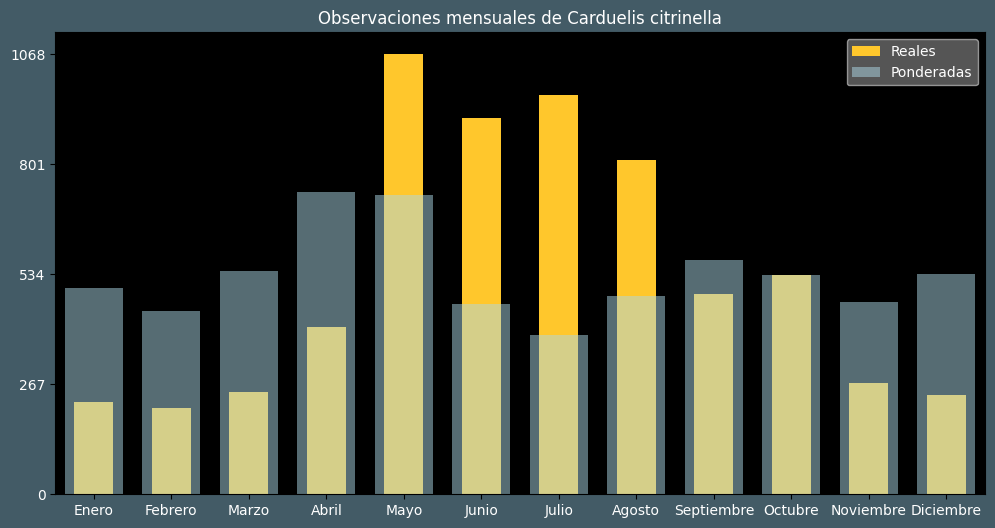 Observations by Month