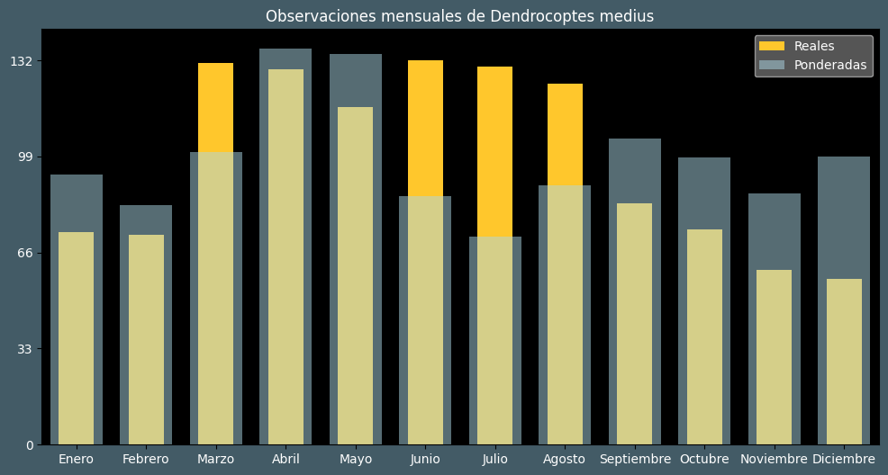 Observations by Month