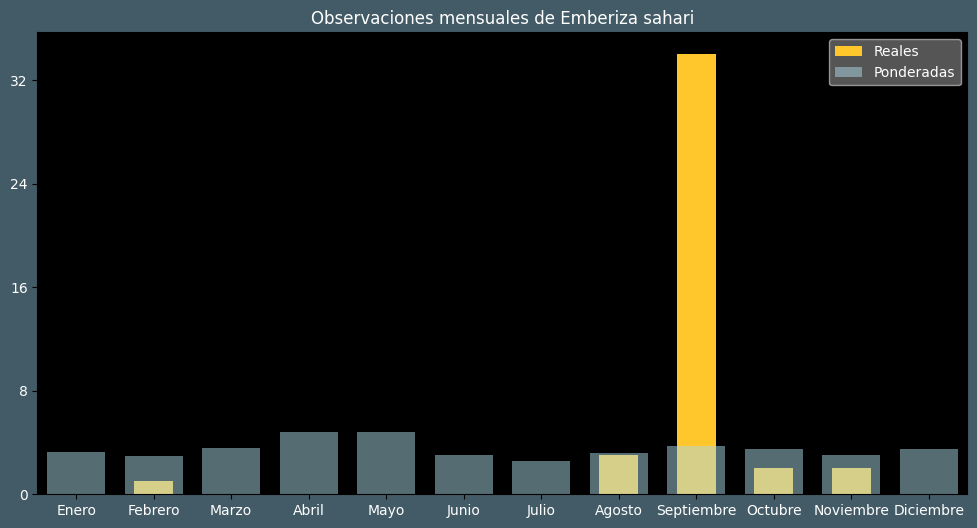 Observations by Month