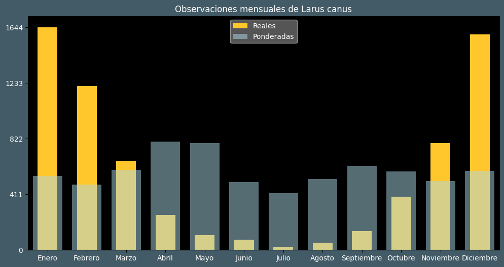 Observations by Month