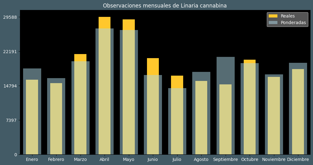 Observations by Month