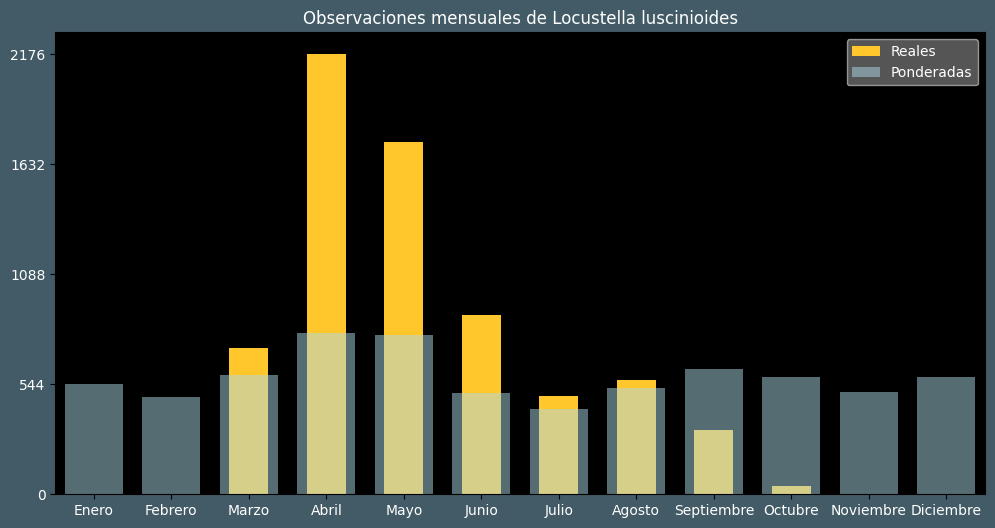 Observations by Month