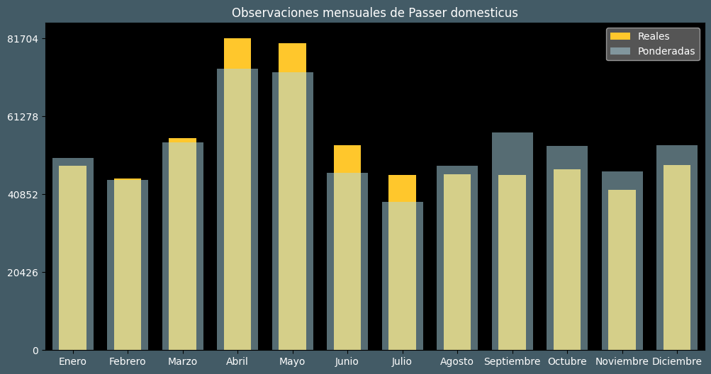 Observations by Month