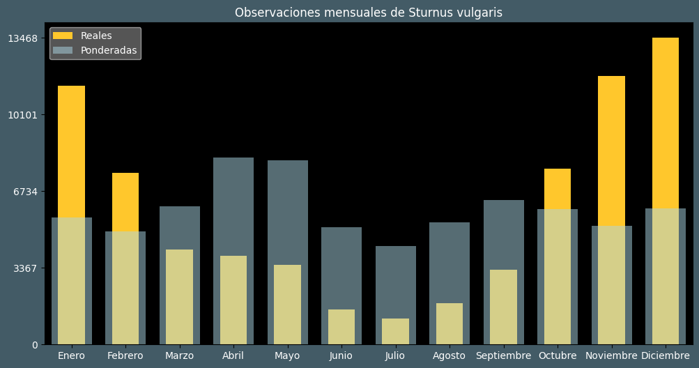 Observations by Month