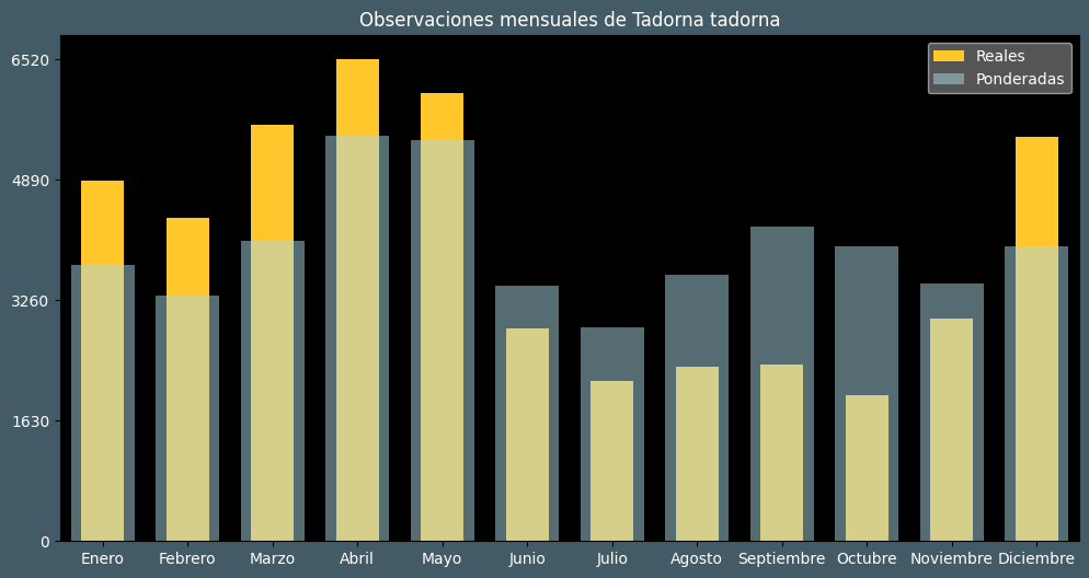 Observations by Month